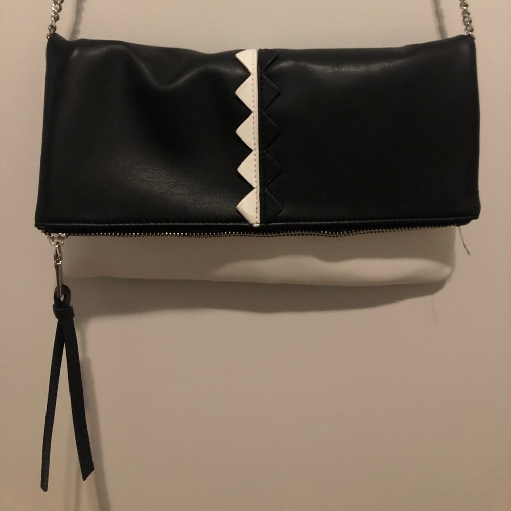 Steve Madden Black White Purse